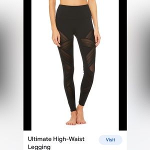 Alo yoga Ultimate high waist leggings, size XS in Antracite, new with tags
